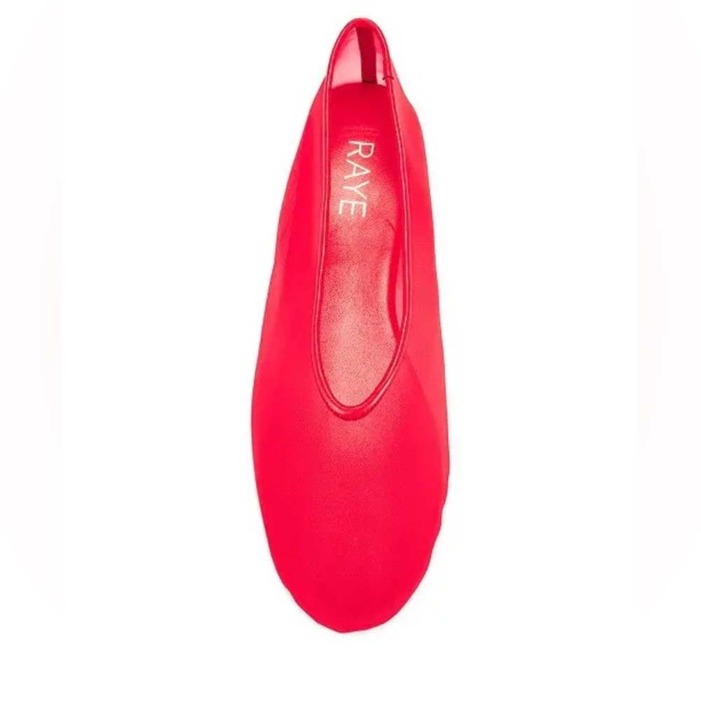 RAYE Adina Flat in Red Mesh